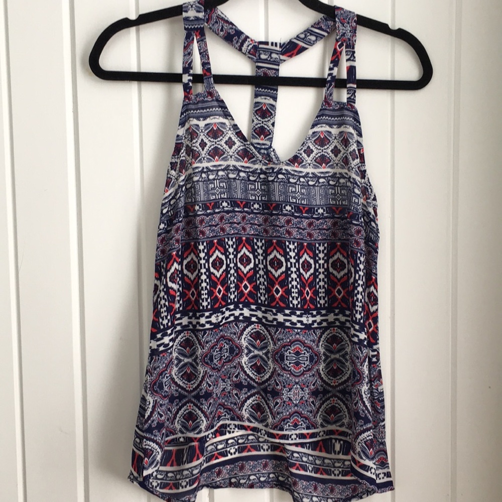 Cut out strap tank